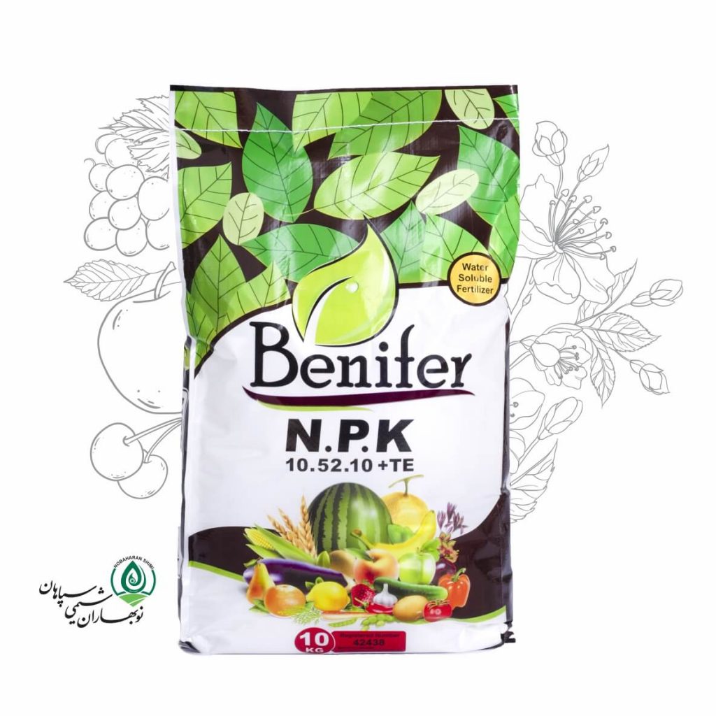 کود پودری NPK 10 52 10 +TE بنیفر